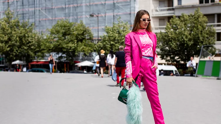 Street fashion in Paris, ready to wear, summer 2020