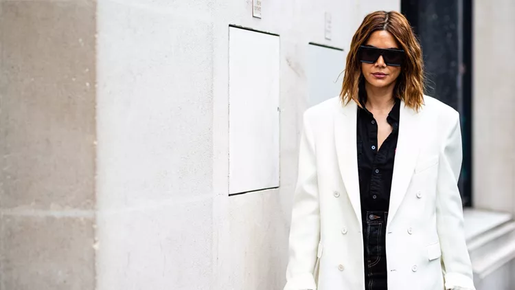 Street fashion in Paris, Haute Couture, july 2019