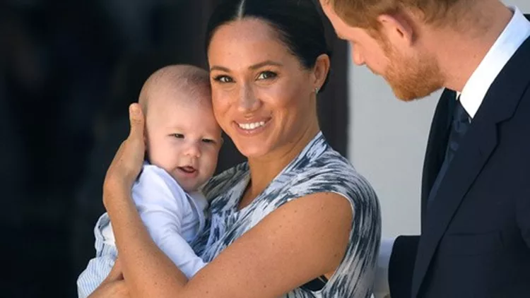 The Duke And Duchess Of Sussex And Baby Archie Meet Archbishop Desmond Tutu