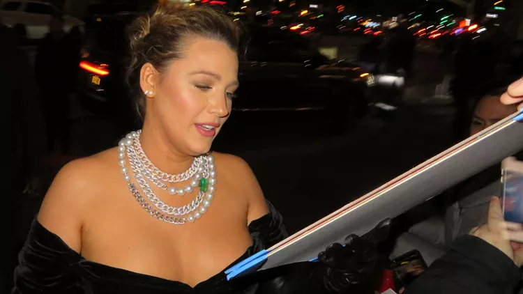 Blake Lively Signs For Fans At Bam