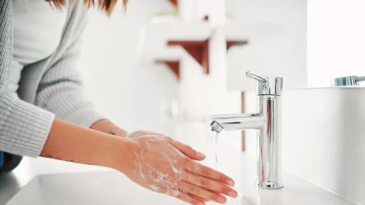 Wash your hands regularly to keep the germs away