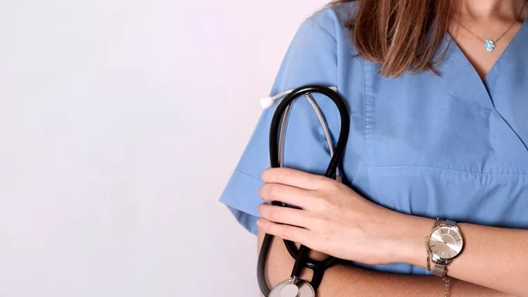 doctor woman with stethoscope