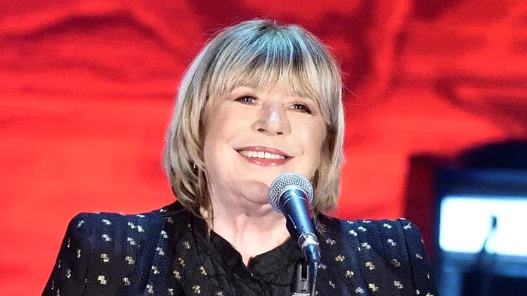 Marianne Faithfull performs live at 'Che tempo che fa' TV Show in Milan