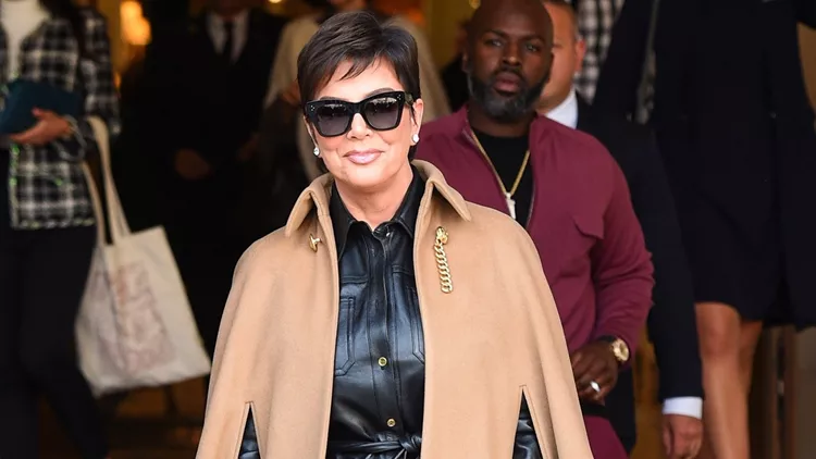 Kris Jenner And Corey Gamble Leave The Ritz Hotel In Paris, France