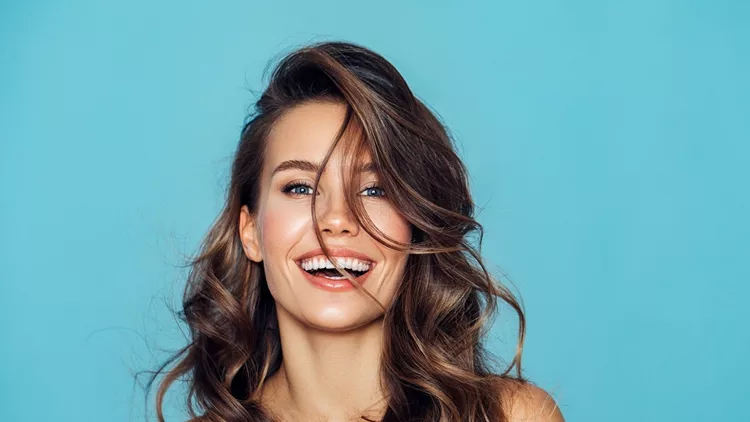Studio portrait of a beautiful girl