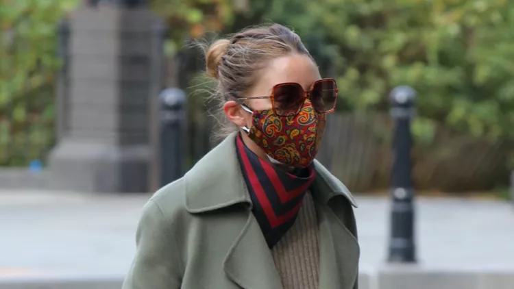 Olivia Palermo Pictured After Voting In Dumbo, Brooklyn.