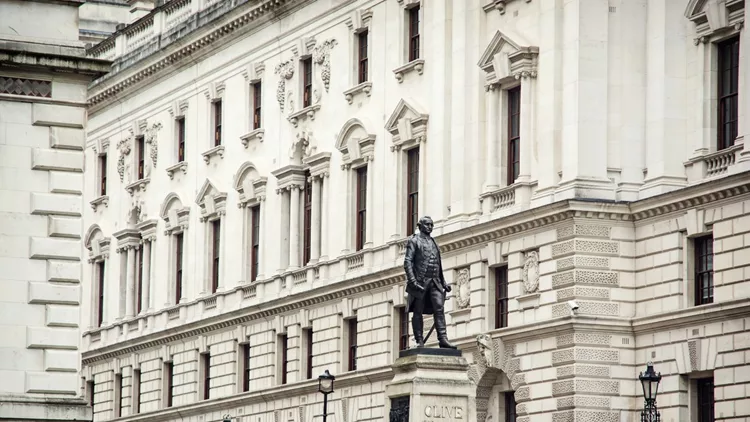 Robert Clive's statue and Churchill War Rooms