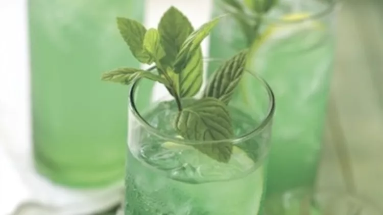 Πράσινο ice tea με lime