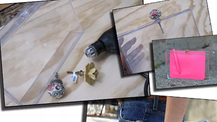 DIY Project: Φτιάξε μόνη σου ένα διαφανές clutch
