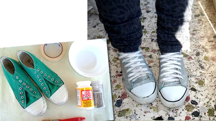 DIY Project: Αναβάθμισε τα παλιά σου sneakers με τον πιο οικονομικό τρόπο