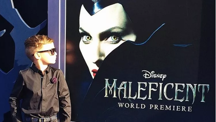 O Brad Pitt συνάντησε τον πιο stylish μπόμπιρα στην πρεμιέρα της Maleficent