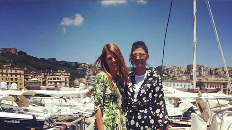 H Anna Dello Russo στο Κάπρι για τους Dolce & Gabbana