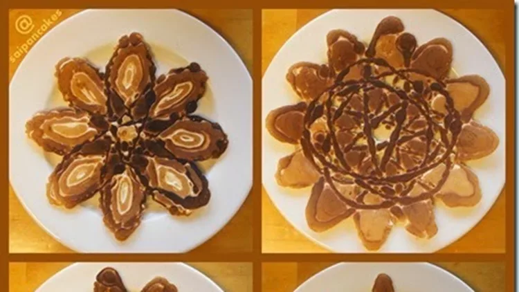 Ένας blogger δημιουργεί pancakes- έργα τέχνης