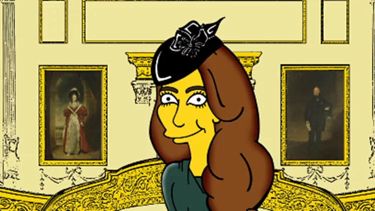 Όταν η Kate Middleton συνάντησε τους Simpsons