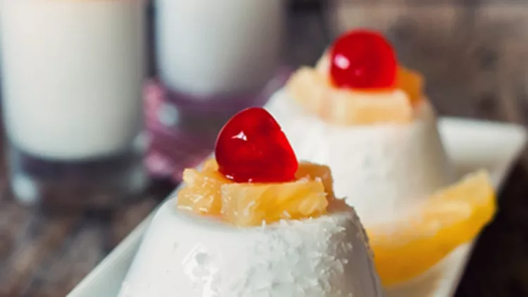 Love to Cook: Πανακότα με γάλα καρύδας σαν Pina Colada