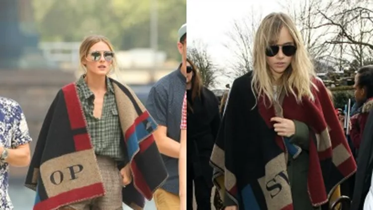 Οι celebrities φορούν το poncho του οίκου Burberry