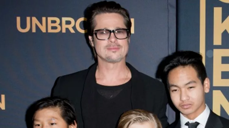 Brad Pitt: Στην πρεμιέρα της ταινίας «Unbroken» με τα παιδιά του
