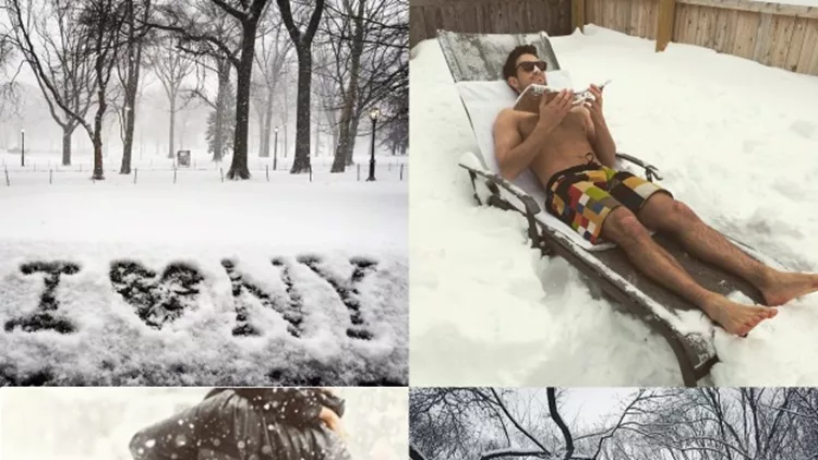 10 εντυπωσιακές φωτογραφίες από τη χιονισμένη Νέα Υόρκη