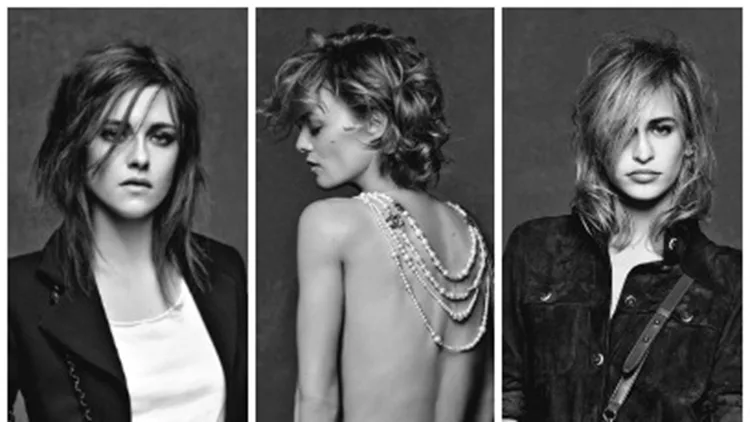  Η "αγία τριάδα" του Karl Lagerfeld ποζάρει με τις εικονικές τσάντες Chanel
