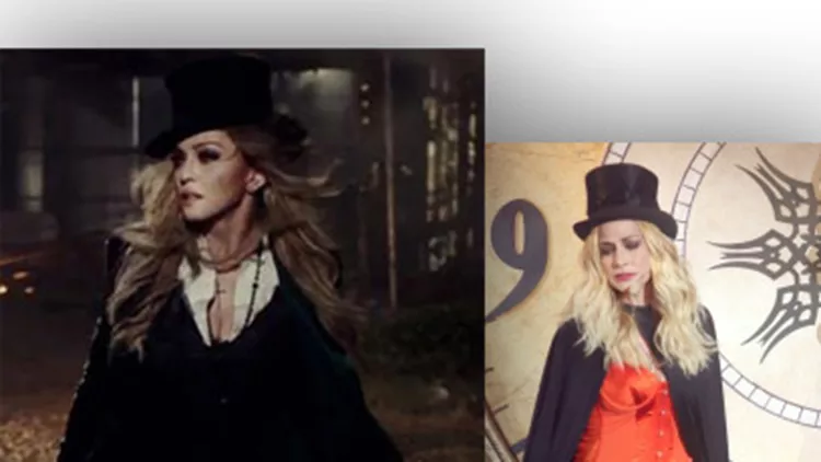Βίσση- Madonna: Η Βασίλισσα της pop με style Βίσση 2006-2012!