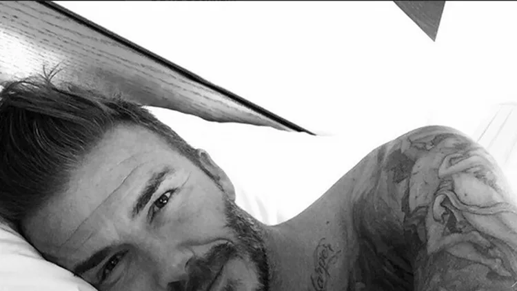 O David Beckham έγινε 40 χρονών και έκανε Instagram! 