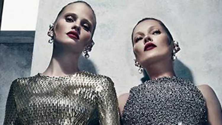 Kate Moss - Lara Stone: Σέξι στη νέα καμπάνια Balenciaga