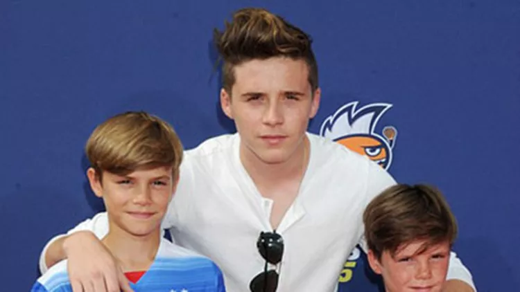 Brooklyn, Cruz και Romeo Beckham στα Kids' Choice Sport Awards