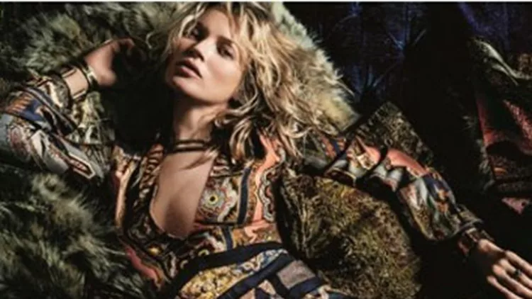 Kate Moss: Πιο bohemian δεν γίνεται για τη νέα καμπάνια του Etro