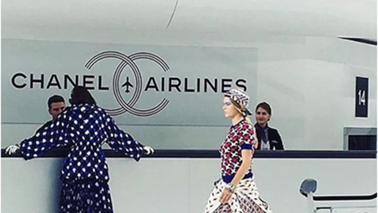 Chanel Airlines: Catwalk σε αίθουσα αεροδρομίου