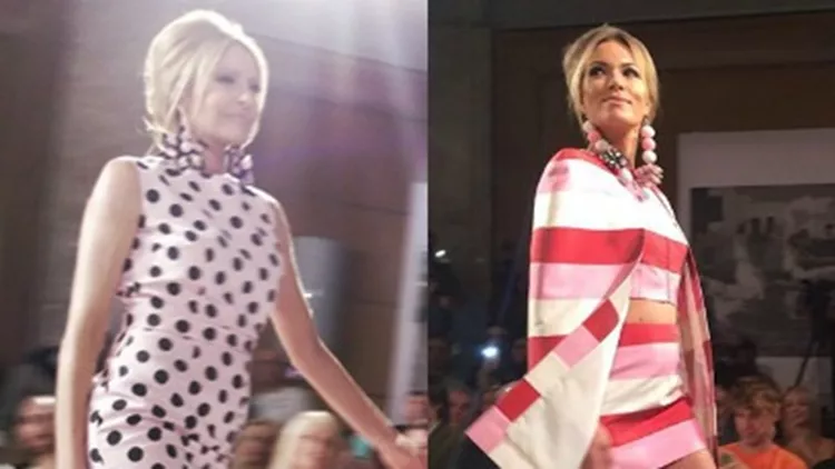 Βίκυ Καγια, Τζένη Μπαλατσινού Και Άλλες Celebrities Στο Catwalk