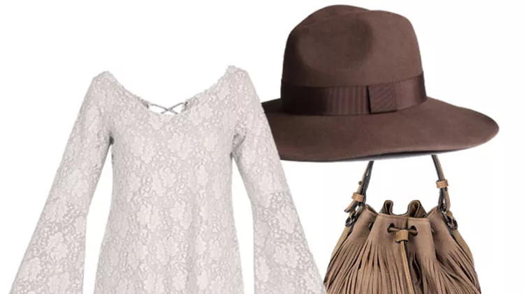 Ένα look με φθινοπωρινές υφές ενώ ακόμα ο καιρός θυμίζει καλοκαίρι