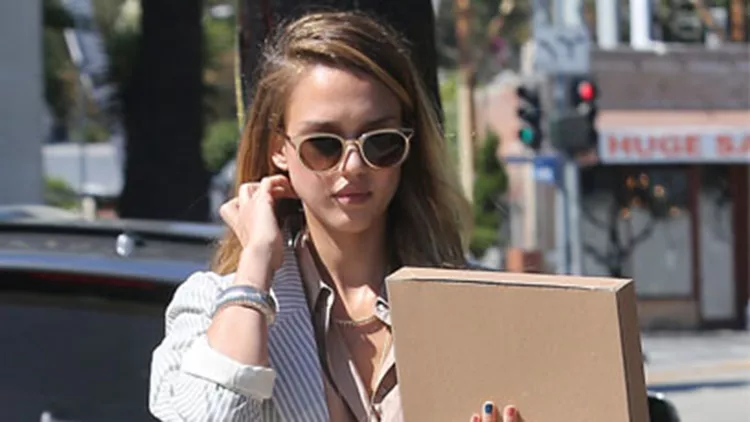 tod's miky bag jessica alba