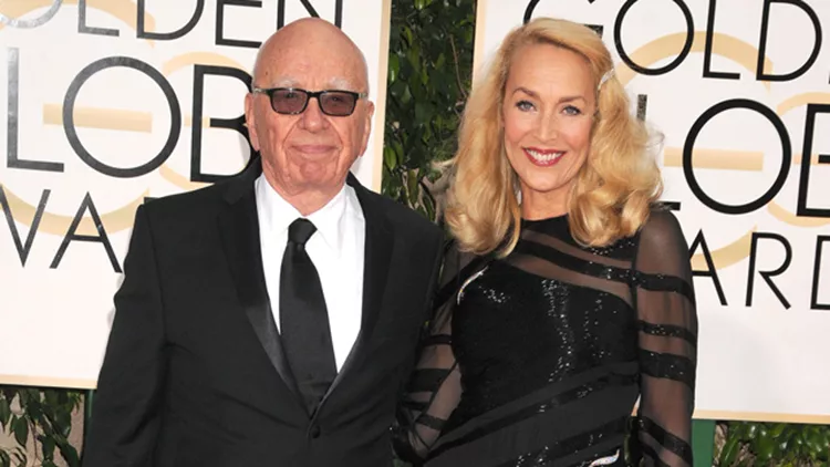 Jerry Hall, 59, and Rupert Murdoch, 84, announce their ENGAGEMENT