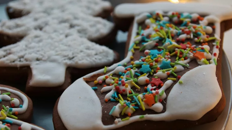 Christmas biscuits
