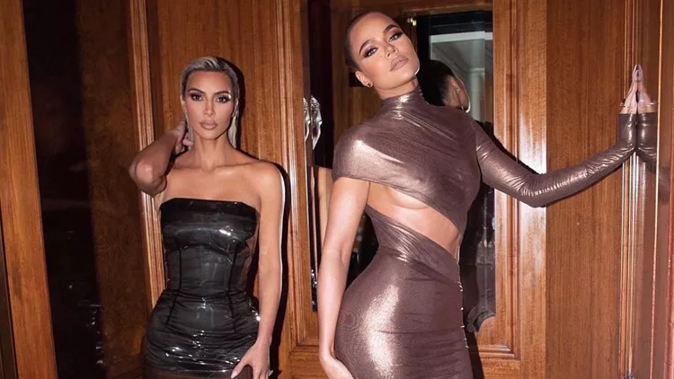 Kim and Khloe Kardashian