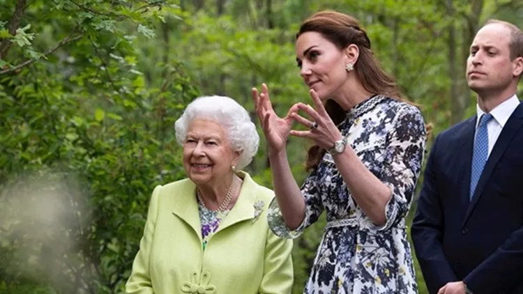 Kate Middleton - βασίλισσα Ελισάβετ - πρίγκιπας William (2)