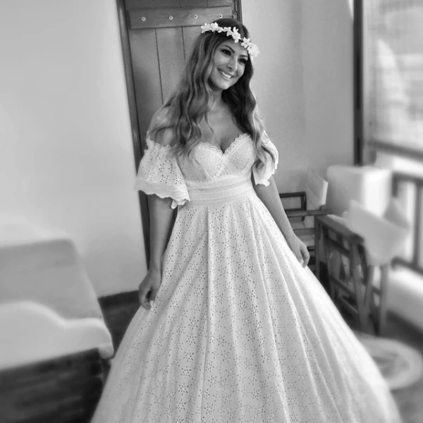 Δέσποινα Καμπούρη: Όλες οι λεπτομέρειες του νυφικού της