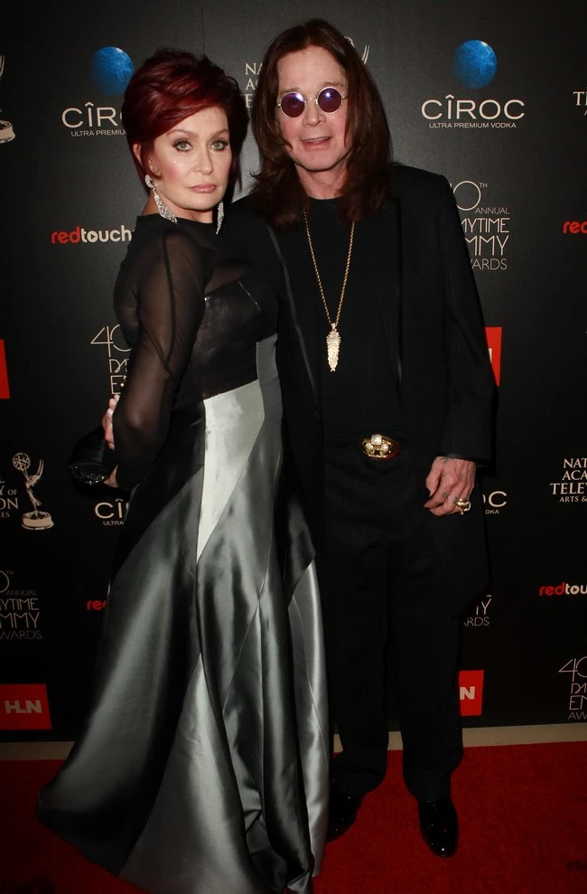 Sharon Osbourne and Ozzy Osbourne attend the 40th Annual Daytime Emmy Awards, held at the Beverly Hilton Hotel in Los Angeles, CA, USA, on June 16, 2013. Photo by Gimini/ABACAPRESS.COM | 369274_249 Los Angeles Etats-Unis United States