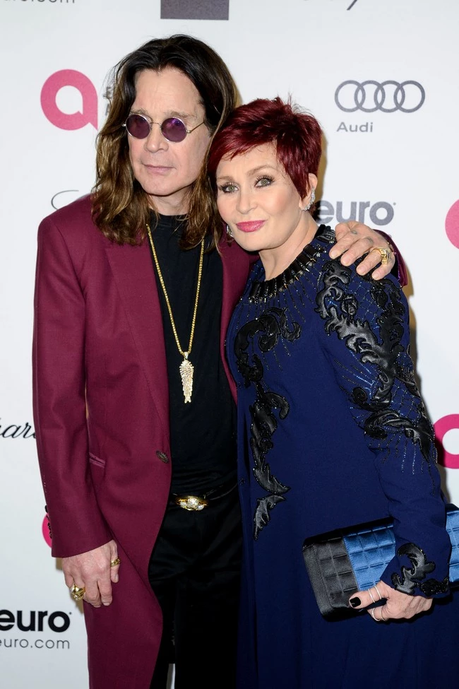 Ozzy Osbourne, Sharon Osbourne attending the Elton John AIDS Foundation 23rd Annual Academy Awards Viewing Party held at West Hollywood Park, West Hollywood, Los Angeles, CA, USA on February 22, 2015. Photo by ABACAPRESS.COM | 488921_075 Los Angeles Etats-Unis United States