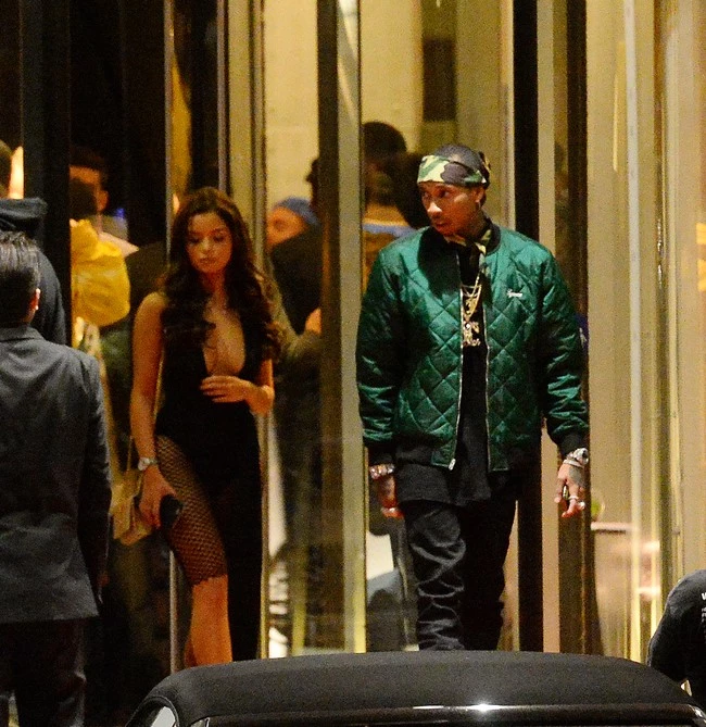 Tyga and rumoured new girlfriend Demi Rose are pictured leaving their hotel to head to Gotha nightclub in Cannes. Pictured: Tyga, Demi Rose Ref: SPL1285735 190516 Picture by: TGB / Warner / Splash News Splash News and Pictures Los Angeles: 310-821-2666 New York: 212-619-2666 London: 870-934-2666 photodesk@splashnews.com 