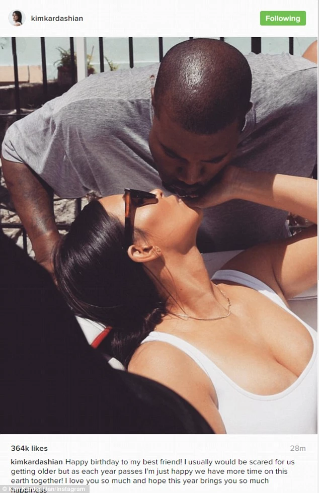 Kim Kardashian: Η ρομαντική ανάρτηση που έκανε για τα γενέθλια του Kanye West