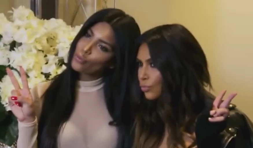 Kim Kardashian: Συναντήθηκε με την διασημότερη σωσία της