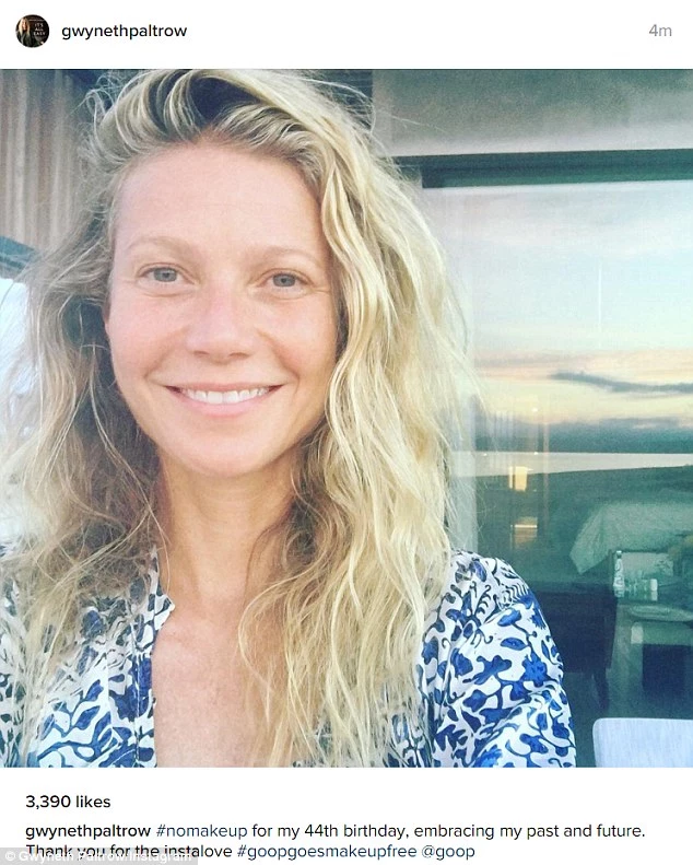 Gwyneth Paltrow: Έκλεισε τα 44 και μας δείχνει πώς είναι χωρίς ίχνος μακιγιάζ