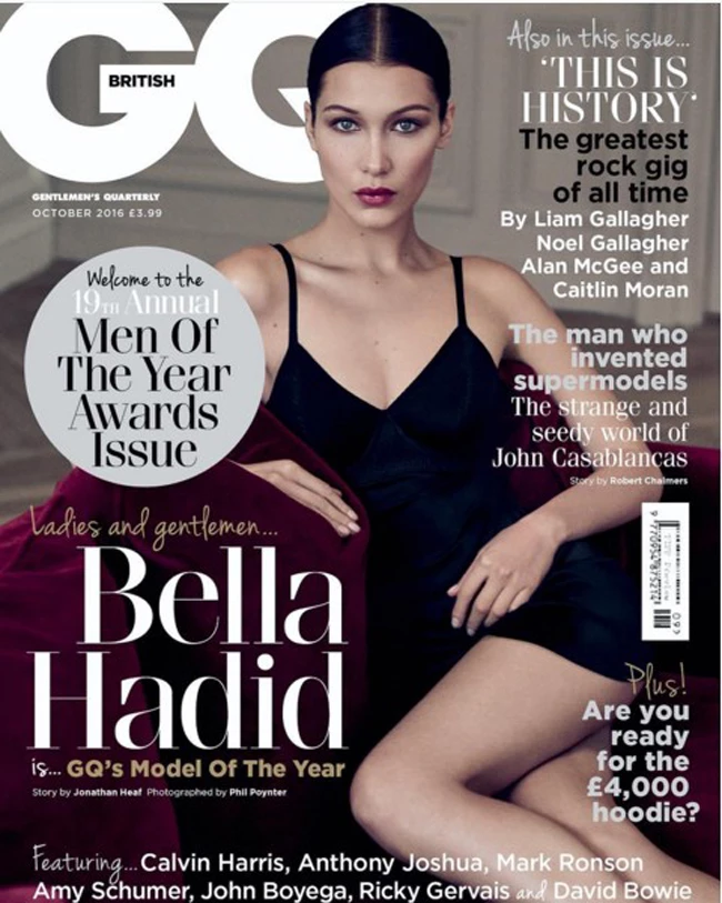 Bella Hadid: Στο εξώφυλλο του GQ ως μοντέλο της χρονιάς