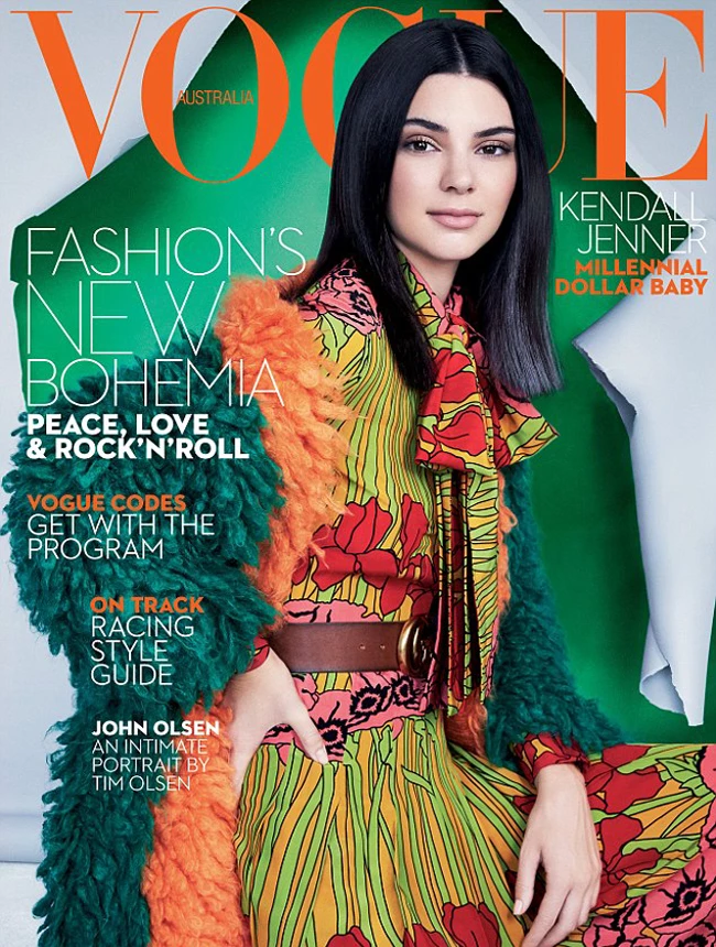 Kendall Jenner: Στο εξώφυλλο του Vogue Australia