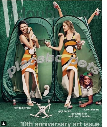 Jenner - Hadid: Το photoshop στην κοινή τους φωτογράφιση ξεπέρασε κάθε προηγούμενο