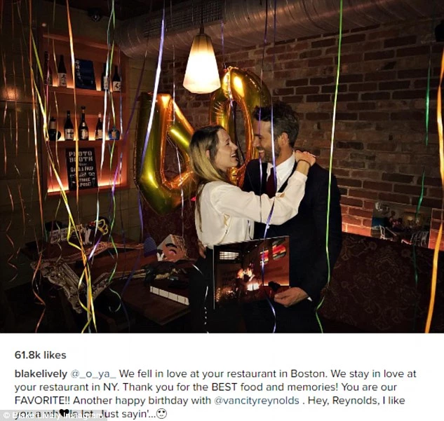Blake Lively - Ryan Reynolds: Γιόρτασαν τα γενέθλιά του με τον πιο ρομαντικό τρόπο!