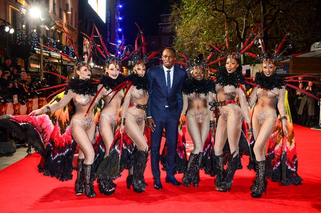 MANDATORY BYLINE: Jon Furniss Usain Bolt attending the I Am Bolt premiere at Odeon Leicester Square, London, Britain on 28 Nov 2016 Pictured: Usain Bolt Ref: SPL1400620 281116 Picture by: Jon Furniss Splash News and Pictures Los Angeles: 310-821-2666 New York: 212-619-2666 London: 870-934-2666 photodesk@splashnews.com 