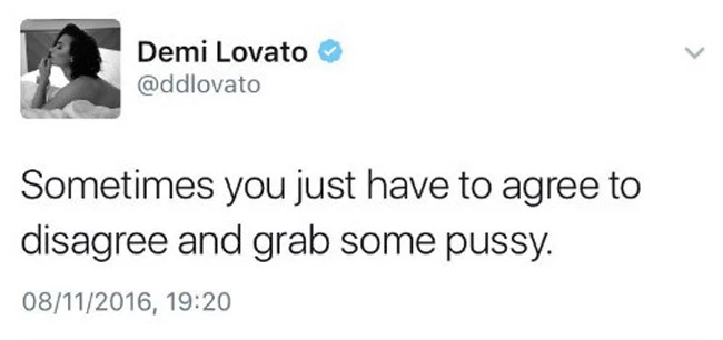 Demi Lovato: Τουίταρε ενάντια του Donald Trump και στη συνέχεια το έσβησε