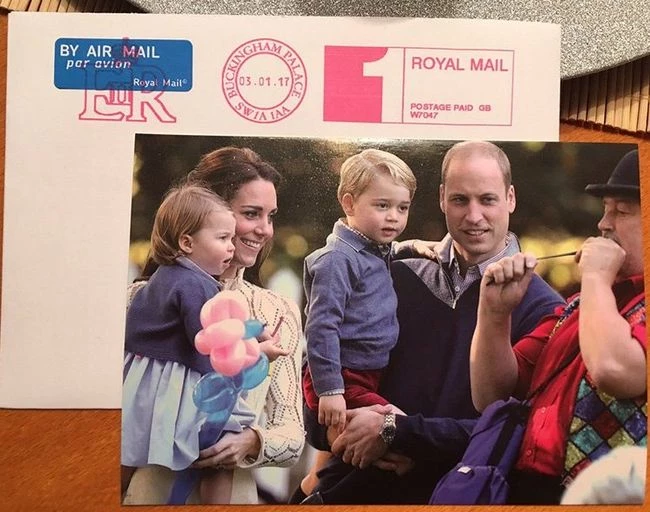 Πρίγκιπας William - Kate Middleton: Αυτή είναι η ευχαριστήρια κάρτα τους για φέτος